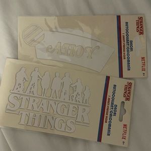 STRANGER THINGS DECALS